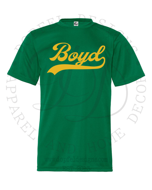 Boyd Dry Fit Baseball Tee