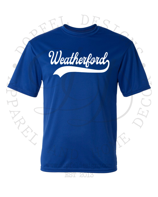 Weatherford Dry Fit Baseball Tee